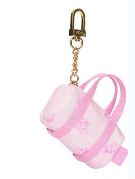 LoveShackFancy Accessories - PINK x LoveShackFancy NWT Mini Duffle Keychain Charm in beaux icons color